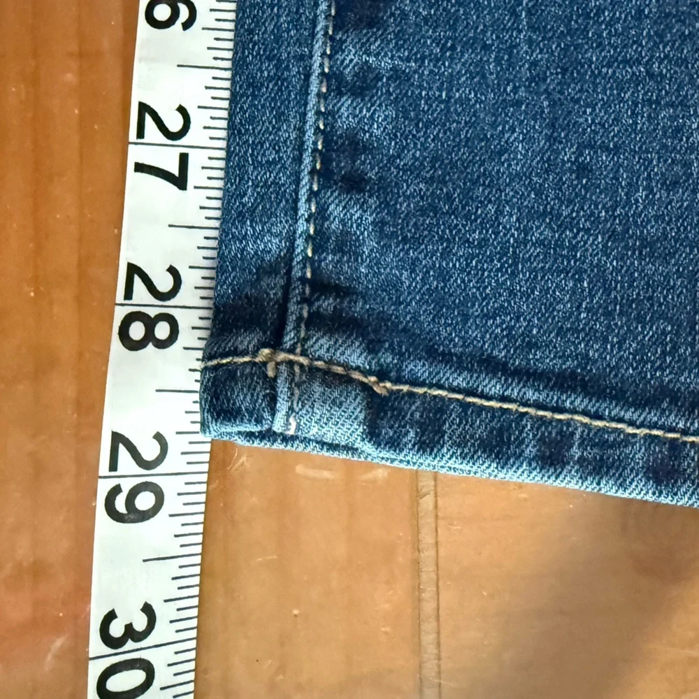Seven7 Skinny High Rise Ankle Jeans St. James Wash Size 10
